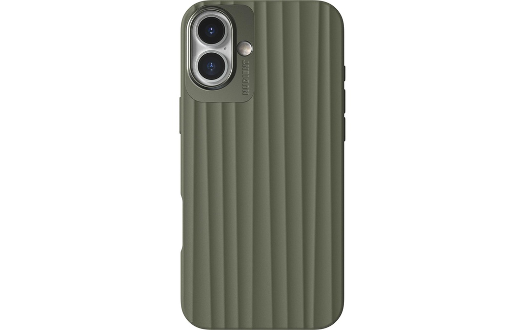 Nudient Coque arrière Bold MagSafe iPhone 16 Plus Vert olive