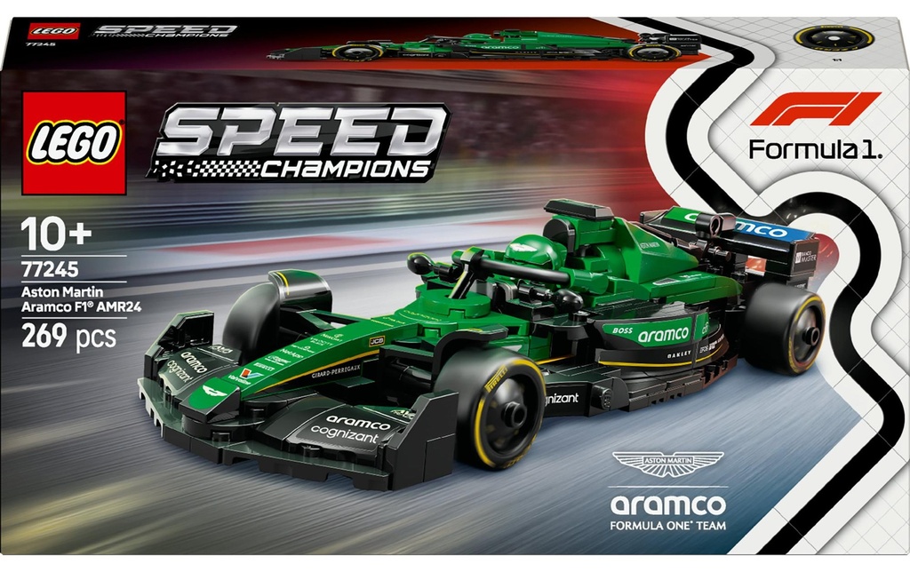 LEGO® Speed Champions Aston Martin Aramco F1 AMR24 voiture de course 77245