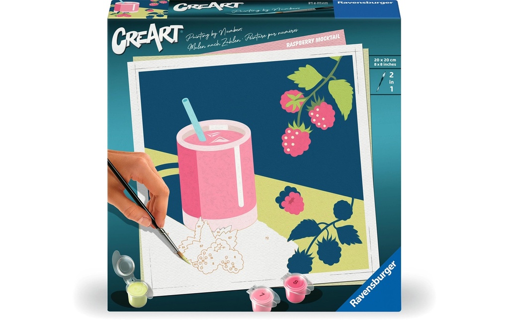 Ravensburger Peinture avec chiffres CreArt – Mocktail framboise
