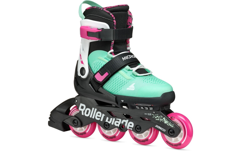 ROLLERBLADE Rollers en ligne Microblade XT Noir/vert mer, 33-36.5