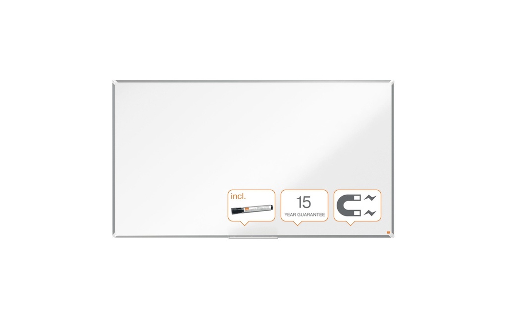 NOBO Tabl.blanc Prem.NC Widescr.85'