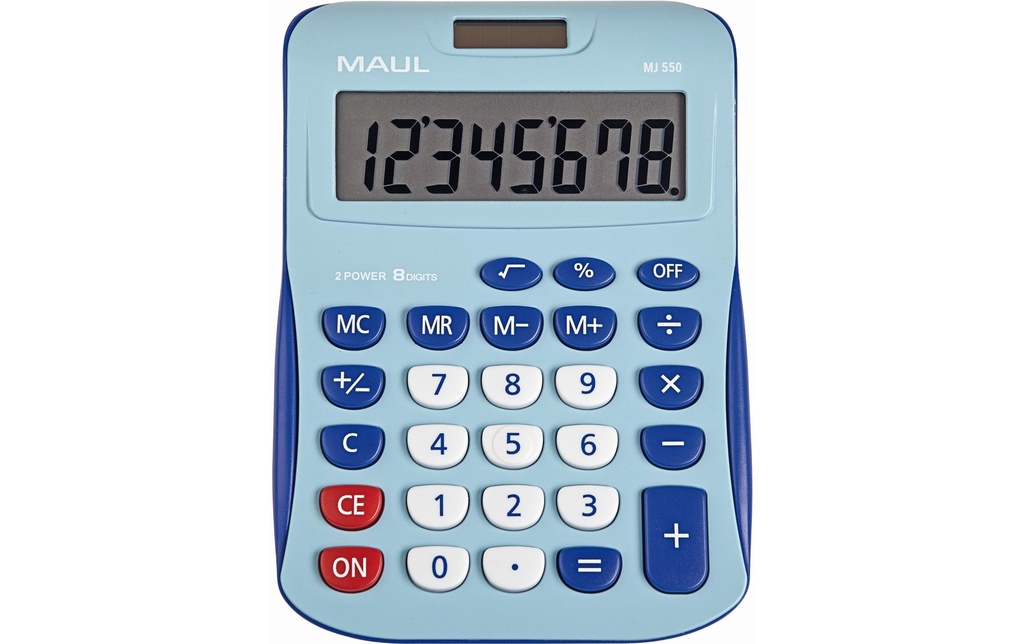 Maul Calculatrice MJ550 Junior Bleu