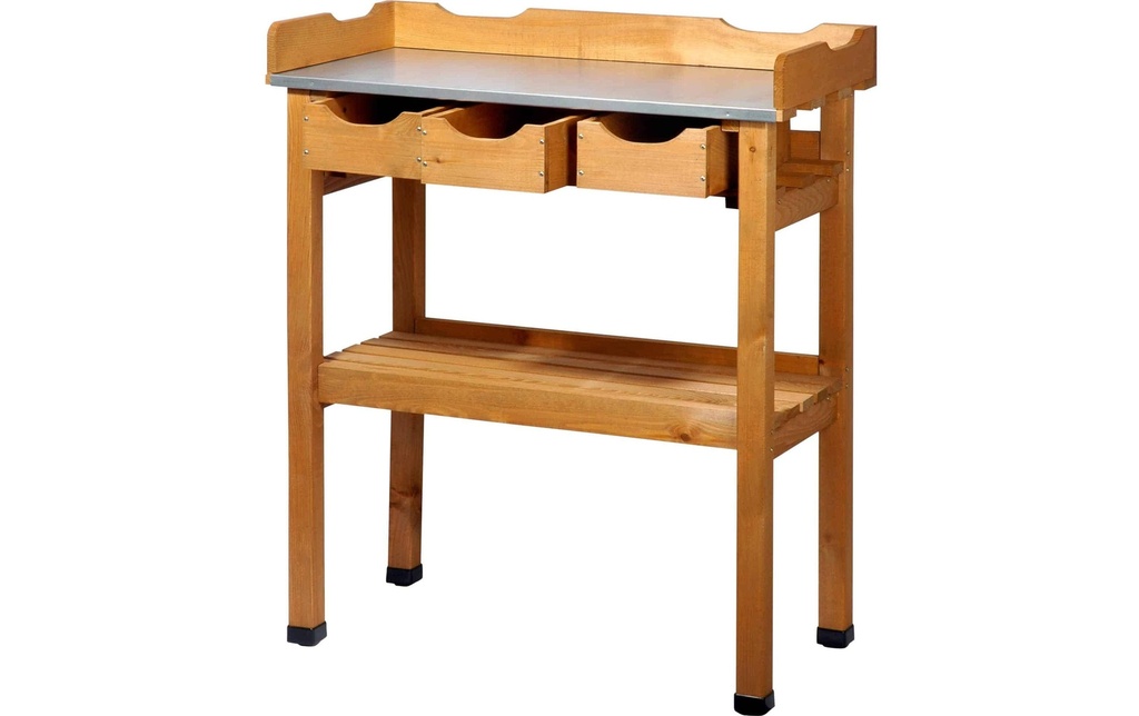 dobar Tavolo per piante en bois avec 3 tiroirs