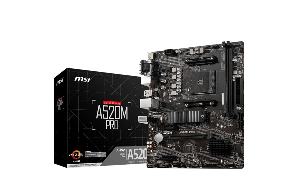 MSI Carte mère A520M PRO
