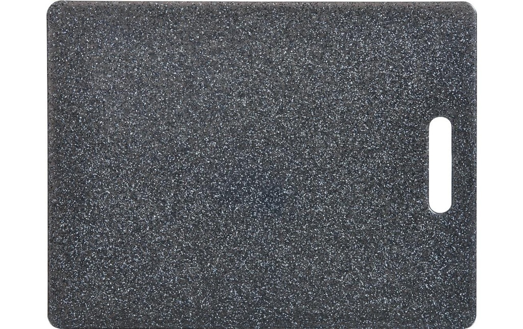 Zeller Present Planche à découper Aspect granit 36.5 x 27.5 x 0.8 cm, Anthracite