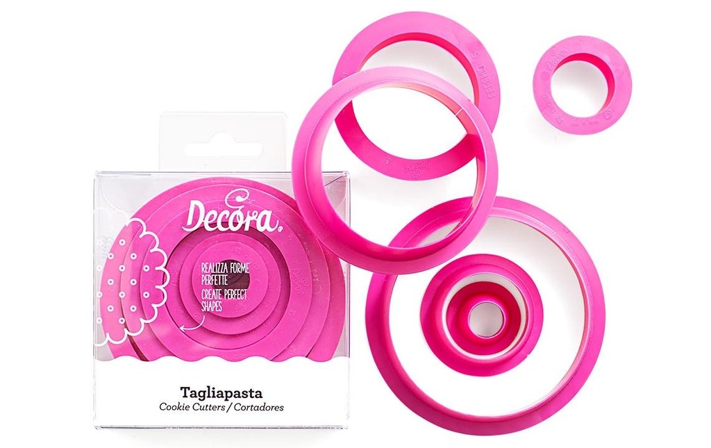 Decora Kits d’emporte-pièces 6 pièces, cercle