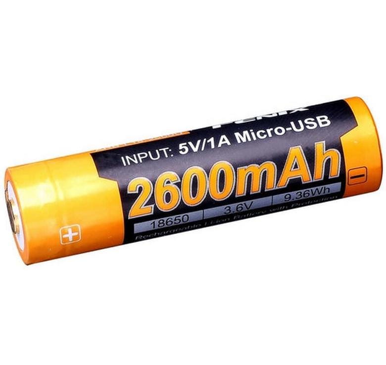 Fenix Batterie ARB-L18-2600U 2600 mAh, 1 Pièce/s