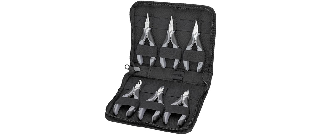 Knipex Jeu de pinces électroniques, 6 pièces