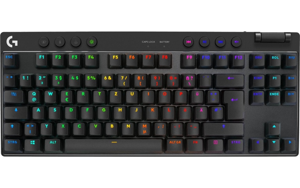 Logitech Clavier de gaming Pro X TKL Rapid Noir