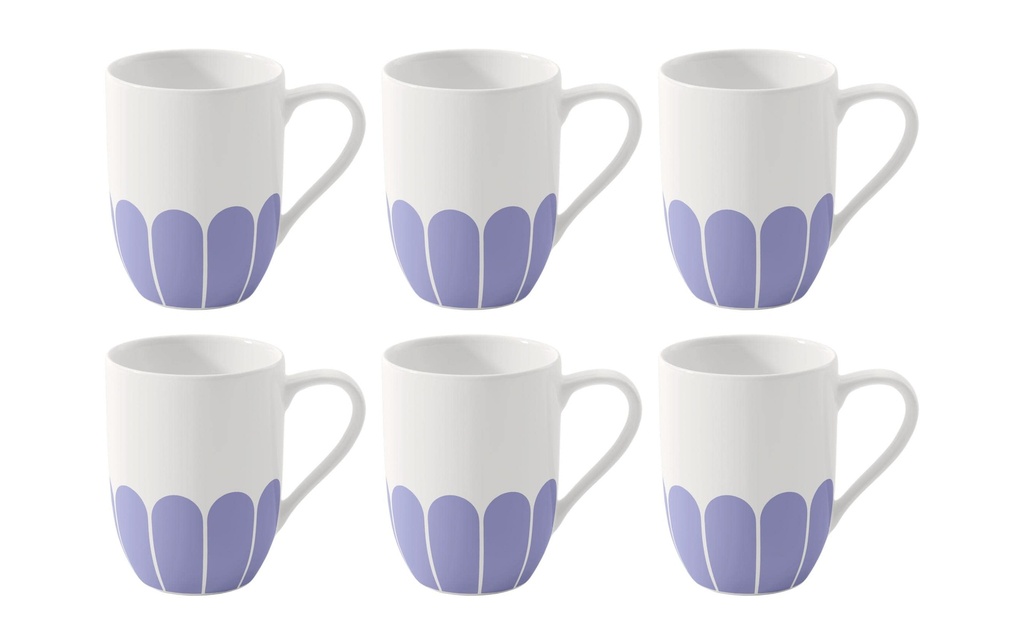 Villeroy & Boch Tasse à anse Fleur 290 ml, 6 Pièce/s, Bleu