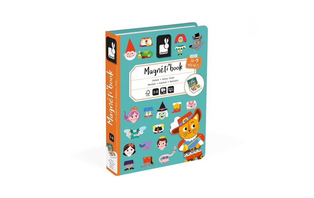 Janod Jouets d’occupation Livre magnétique contes