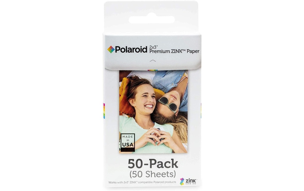 Polaroid Zinc Premium 2 x 3 – 50 feuilles