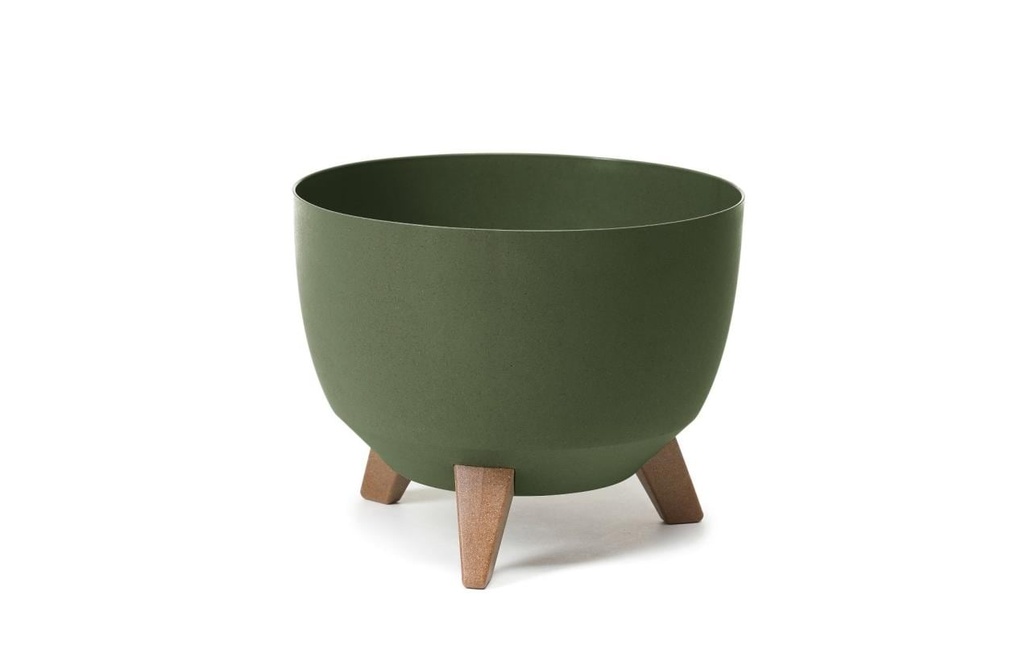 Neogard AG Pot de fleurs ROMA ECO WOOD green Ø 24 cm