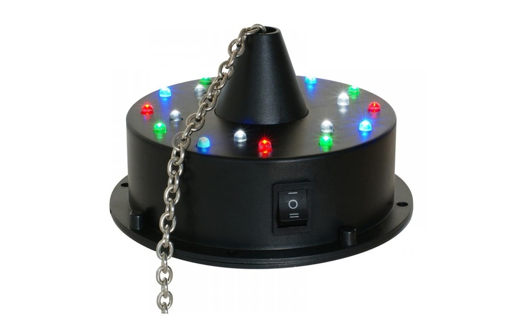 BeamZ Moteur de boule à facettes avec 18 LED