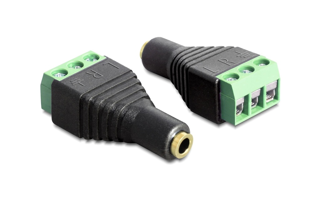 Delock Adaptateur audio 3 Pin jack 3.5 mm - Non confectionné