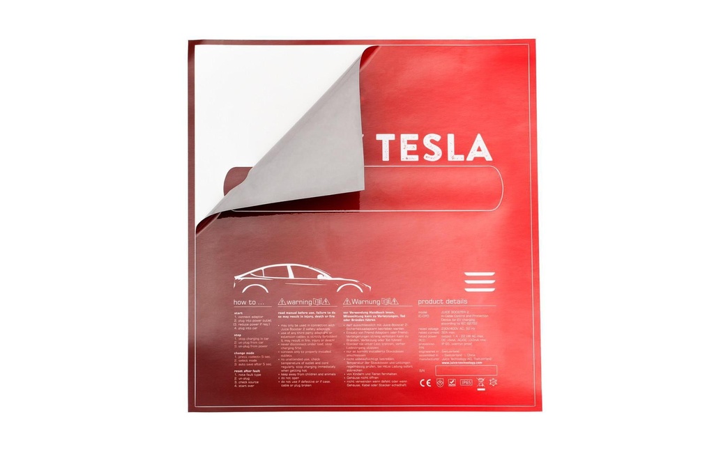 Juice Technology Autocollant Juice STYLE Skin TESLA LOVE