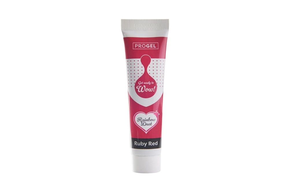 Rainbow Dust Gels colorants alimentaires ProGel Rouge rubis