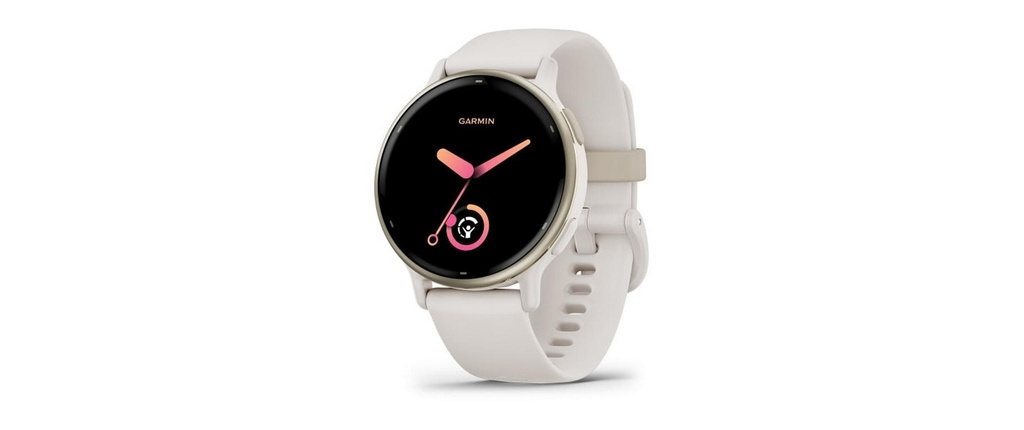GARMIN Montre de sport GPS Vivoactive 5 Ivoire/or crème