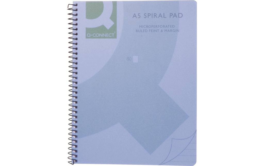 CONNECT Carnet de notes A4+ Bleu, paquet de 5
