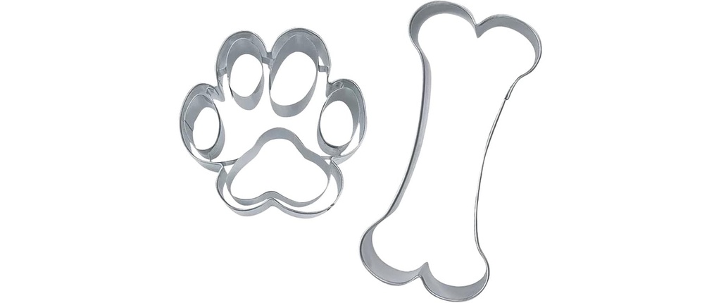 Städter Emporte-pièce pour biscuits Patte, Set de 2 pièces