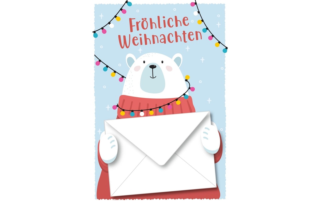 ABC Carte de Noël Joyeux Noël B6
