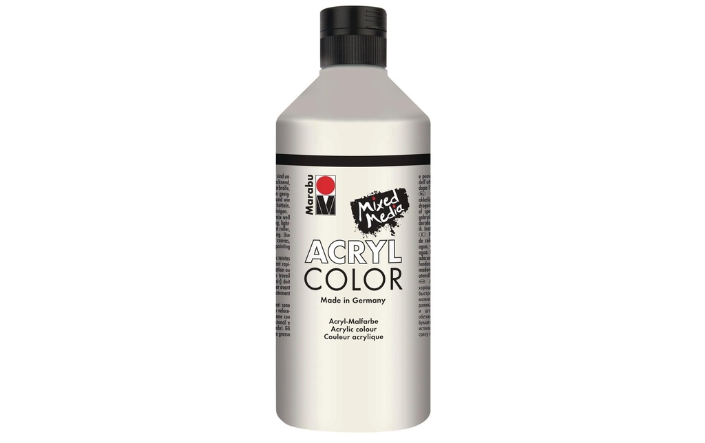 Marabu Peinture acrylique Acryl Color 500 ml Blanc