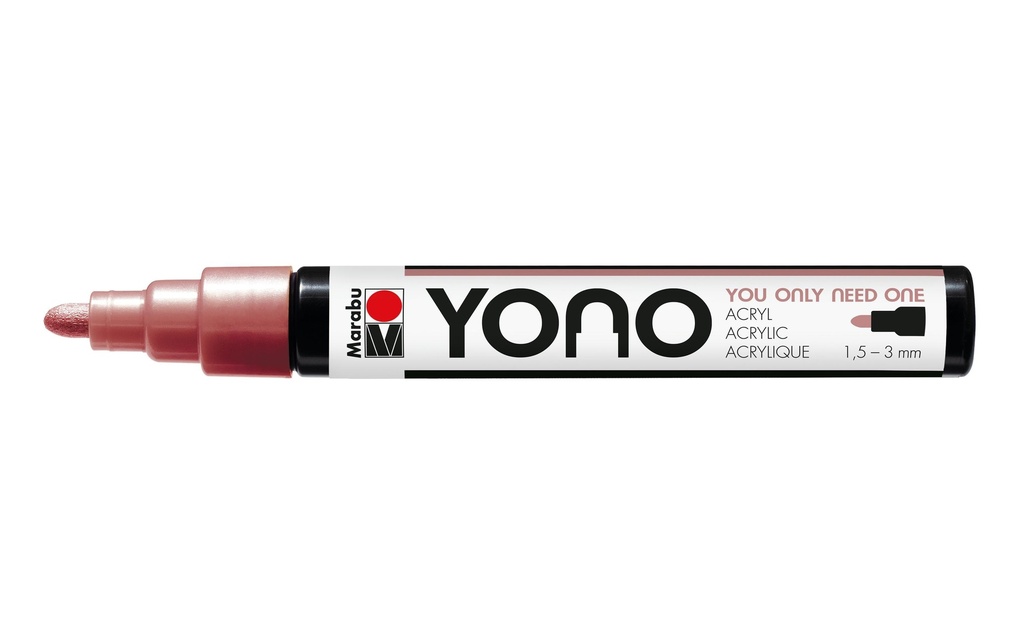 Marabu Marqueur acrylique YONO 1.5 - 3 mm Or rose
