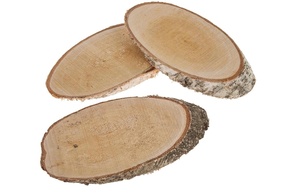 Opiflor Disques en bois ovale, 24-28 cm x 2 cm