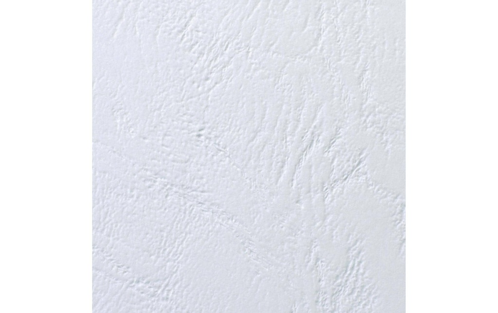 GBC Couverture LeatherGrain blanc (100 pces)