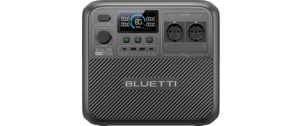 BLUETTI Station de charge Elite 200 V2 2600W