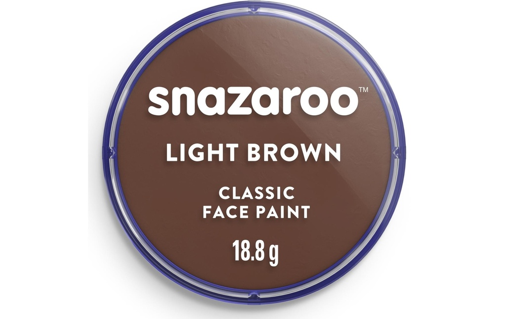 Snazaroo Couleur de maquillage Blister 18 ml, Brun clair