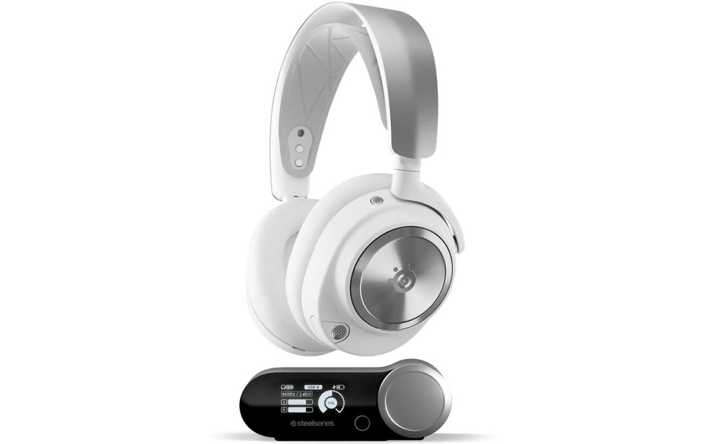 SteelSeries Casque gaming Arctis Nova Pro Wireless (Xbox / PC) Blanc