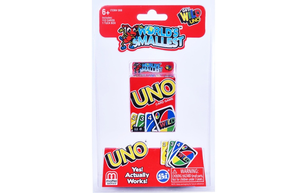 Waldmeier Jeux de cartes World's Smallest UNO
