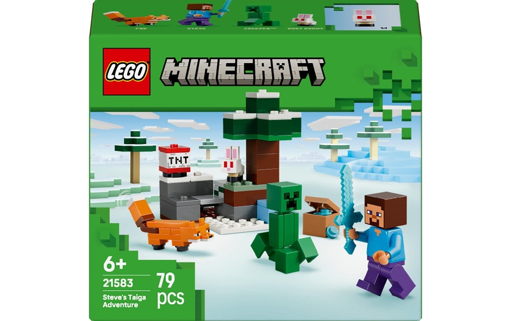 LEGO® Minecraft Les aventures de Steve dans la taïga 21583