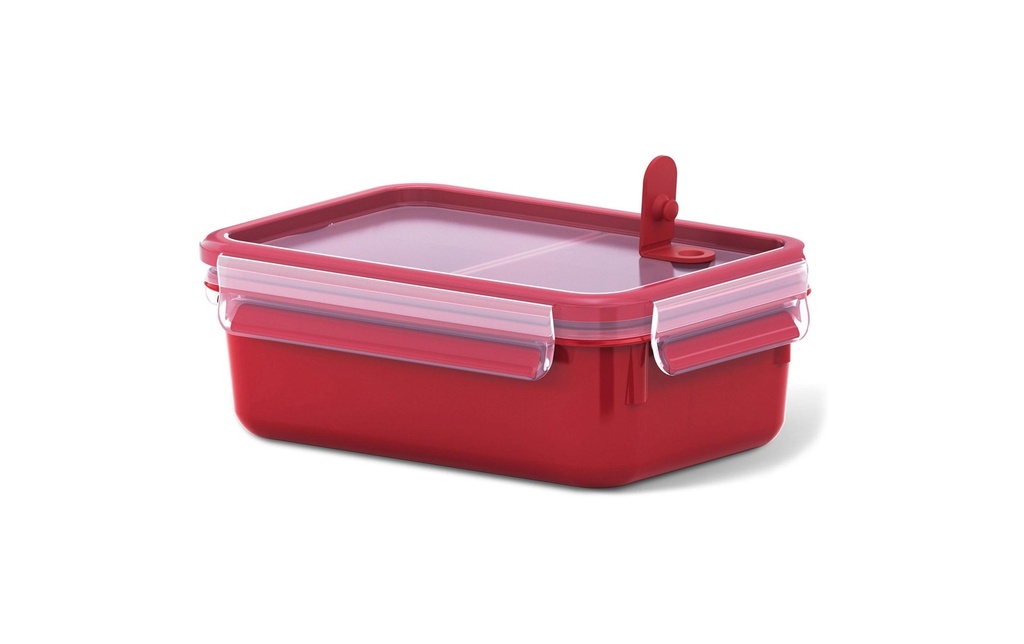 Emsa Contenant pour micro-onde Clip & Micro 1 l, Rouge