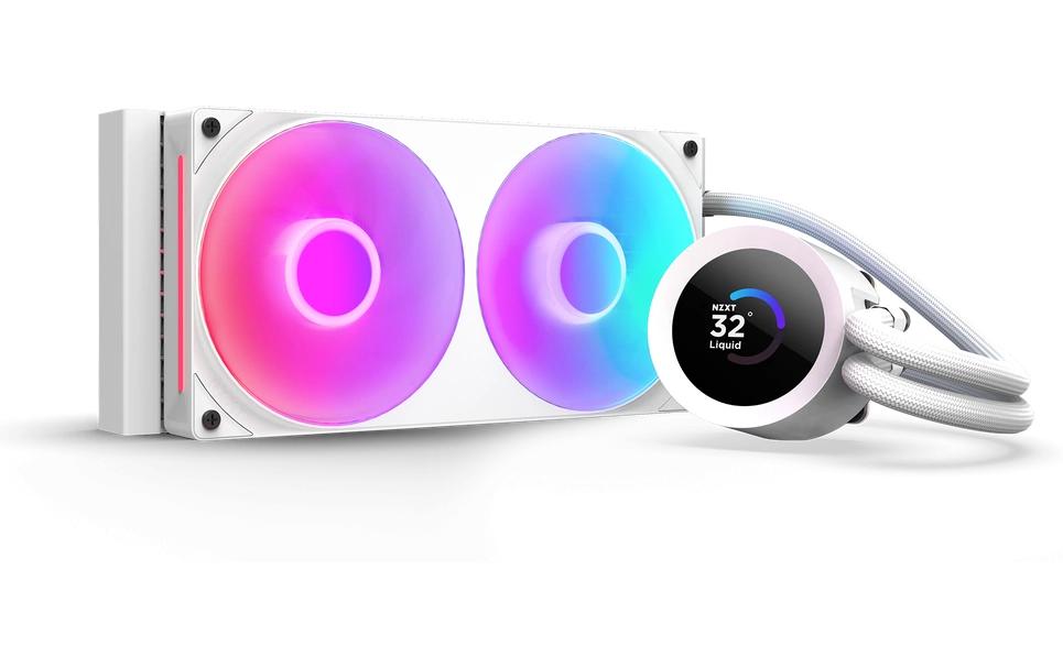 NZXT Refroidissement à eau Kraken Plus RGB 240 Blanc