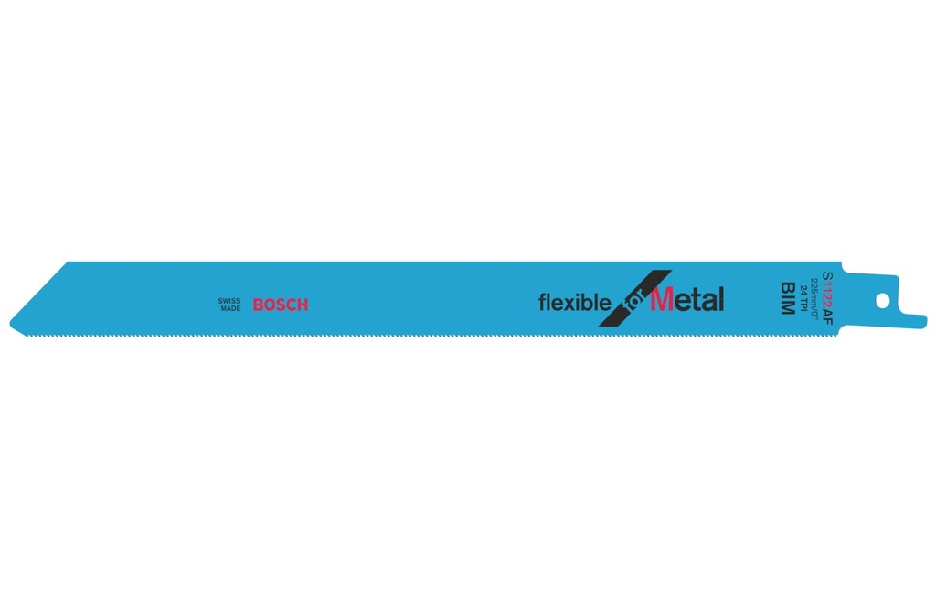 Bosch Professional Lame de scie sabre S 1122 AF Flexible for Metal, 5 pièces