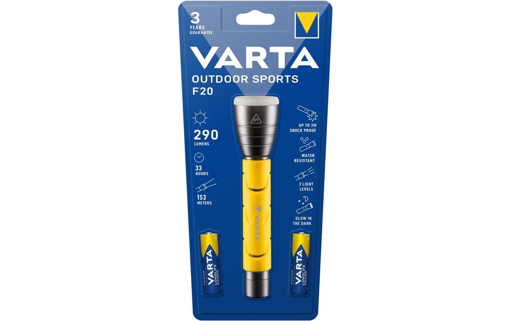 Varta Lampe de poche LED Outdoor Sports Flashlight