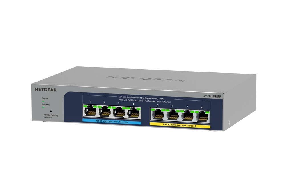 Netgear PoE++ Switch MS108EUP-100EUS 8 Port