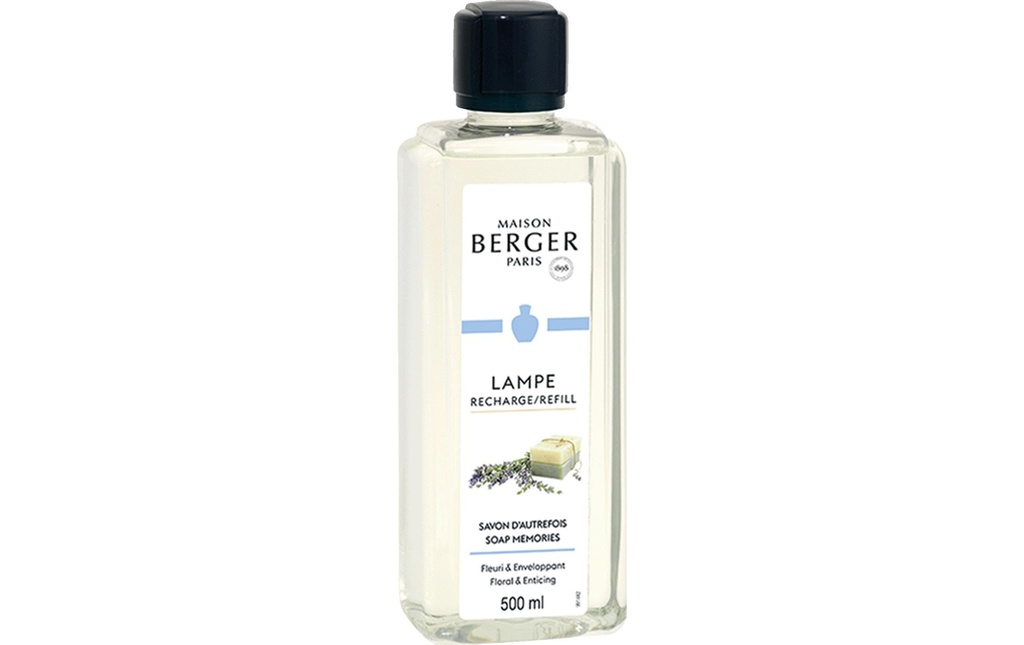 Maison Berger Recharge pour diffuseur de parfum Savon d'Autrefois 500 ml