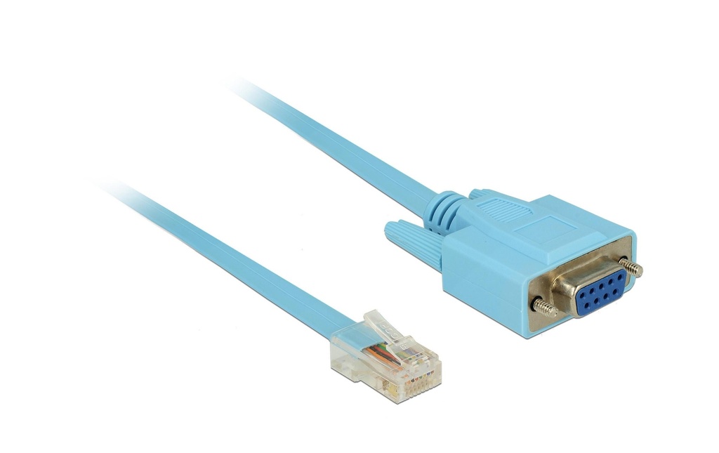 Delock Câble de console RS-232 DB9 - RJ-45 Compatible Cisco 1m