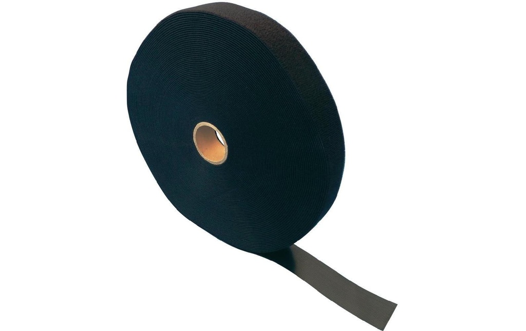 FASTECH Rouleau de bande auto-agrippante ETN Fast Strap 25 mm x 25 m, Noir