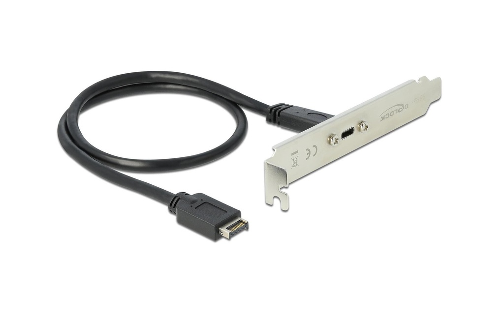 Delock Bracket USB-C, 3.2 Gen2, 10Gbps