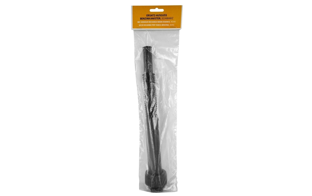 TopLine Bec verseur rechange bidon essence, noir