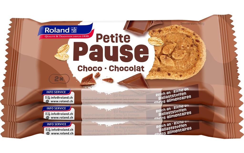 Roland Snacks Collation Petite Pause Chocolat 3 x 35 g