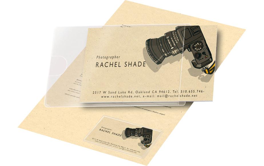 DJOIS Poch.cartes-vis.60x95mm 100pcs (100 pces)