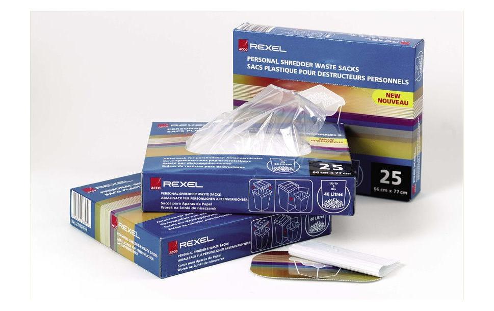 REXEL Sac déchets 40L pr déstr.3000 (100 pces)