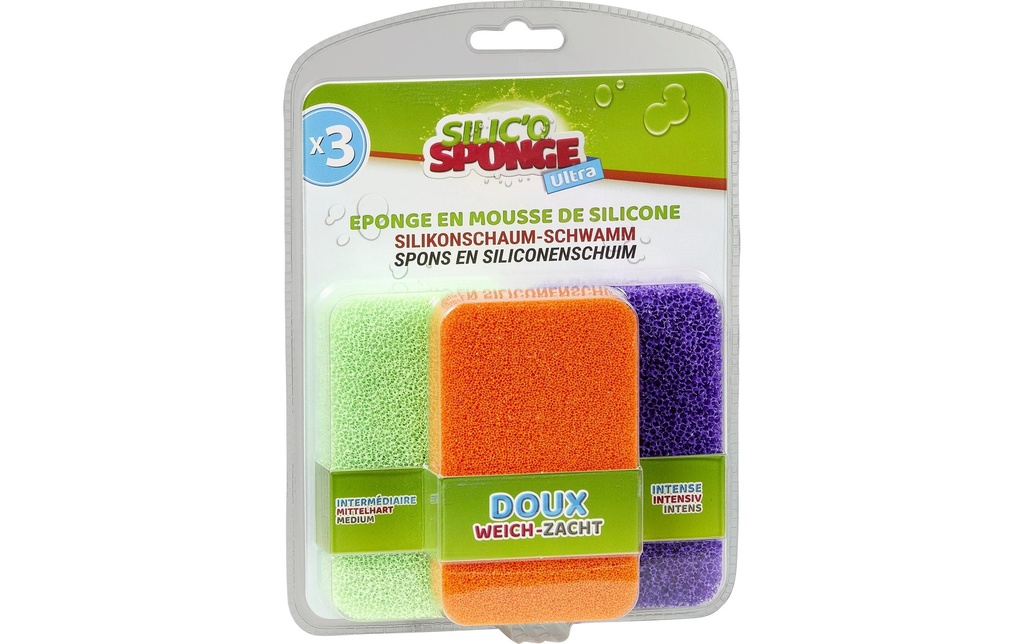Mediashop Éponge Silico Ultra 3 Pièce/s