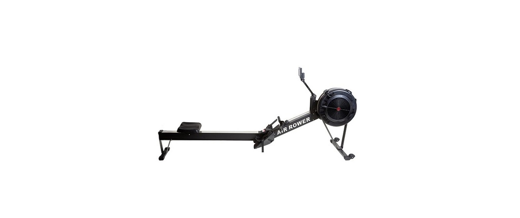 Fitcom Rameur Rower Rameur à résistance aérodynamique 10 niveaux Noir
