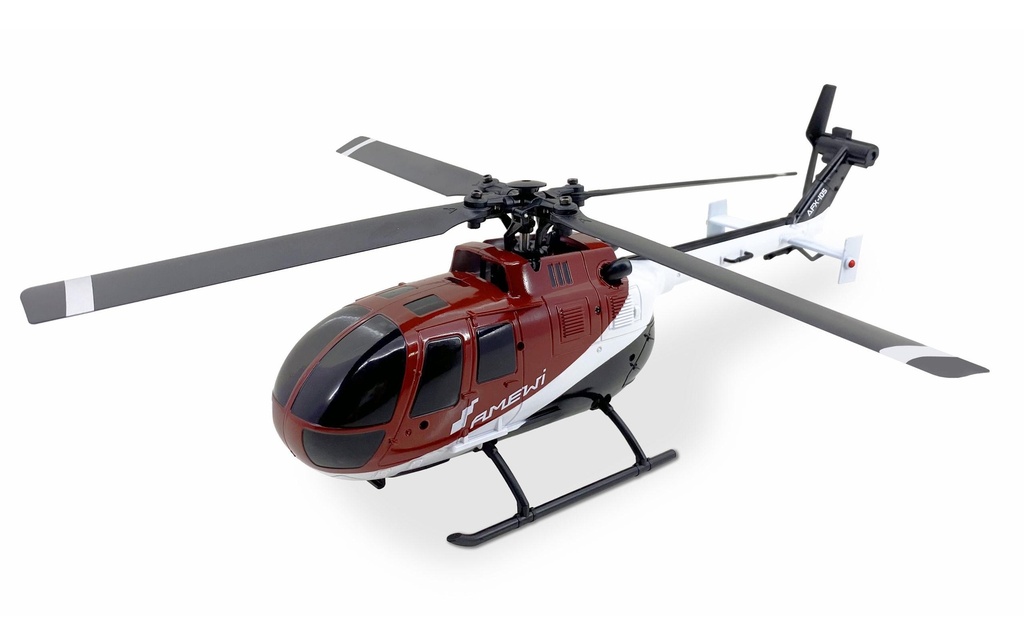 Amewi Hélicoptère AFX-105 X rouge, 4 canaux RTF